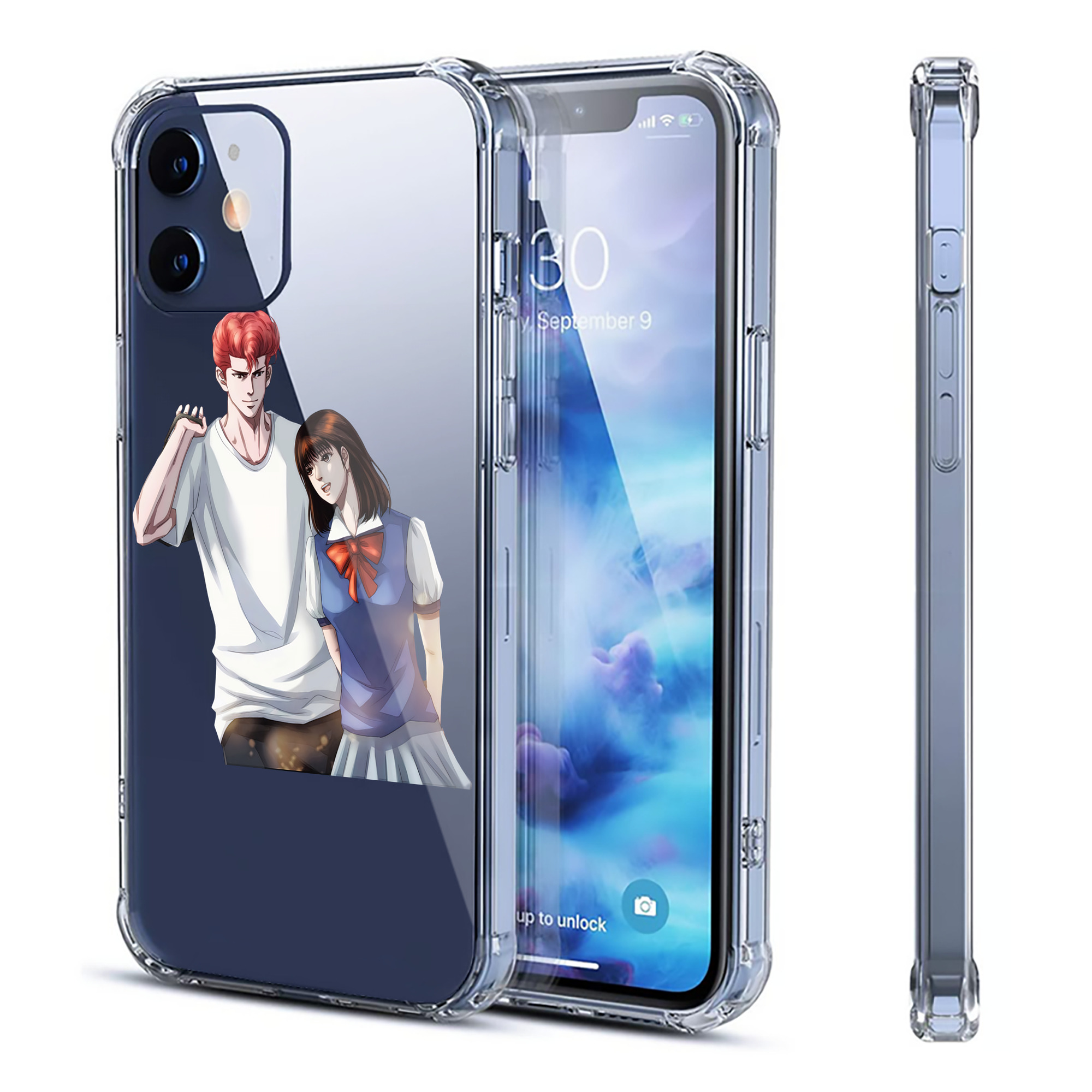 （画像用） SLAM DUNK／スラムダンク 【iPhone 12シリーズ対応】透明スマホケース（クリアソフトケース）